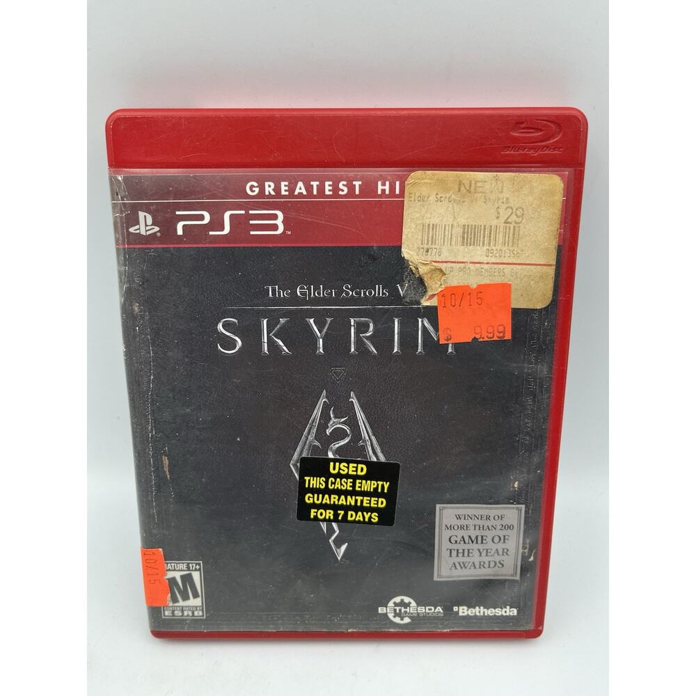 Elder Scrolls V: Skyrim For PS3 PlayStation 3 Very Good 5Z